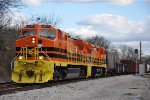 Northbound manifest comes out of the siding following crew swap